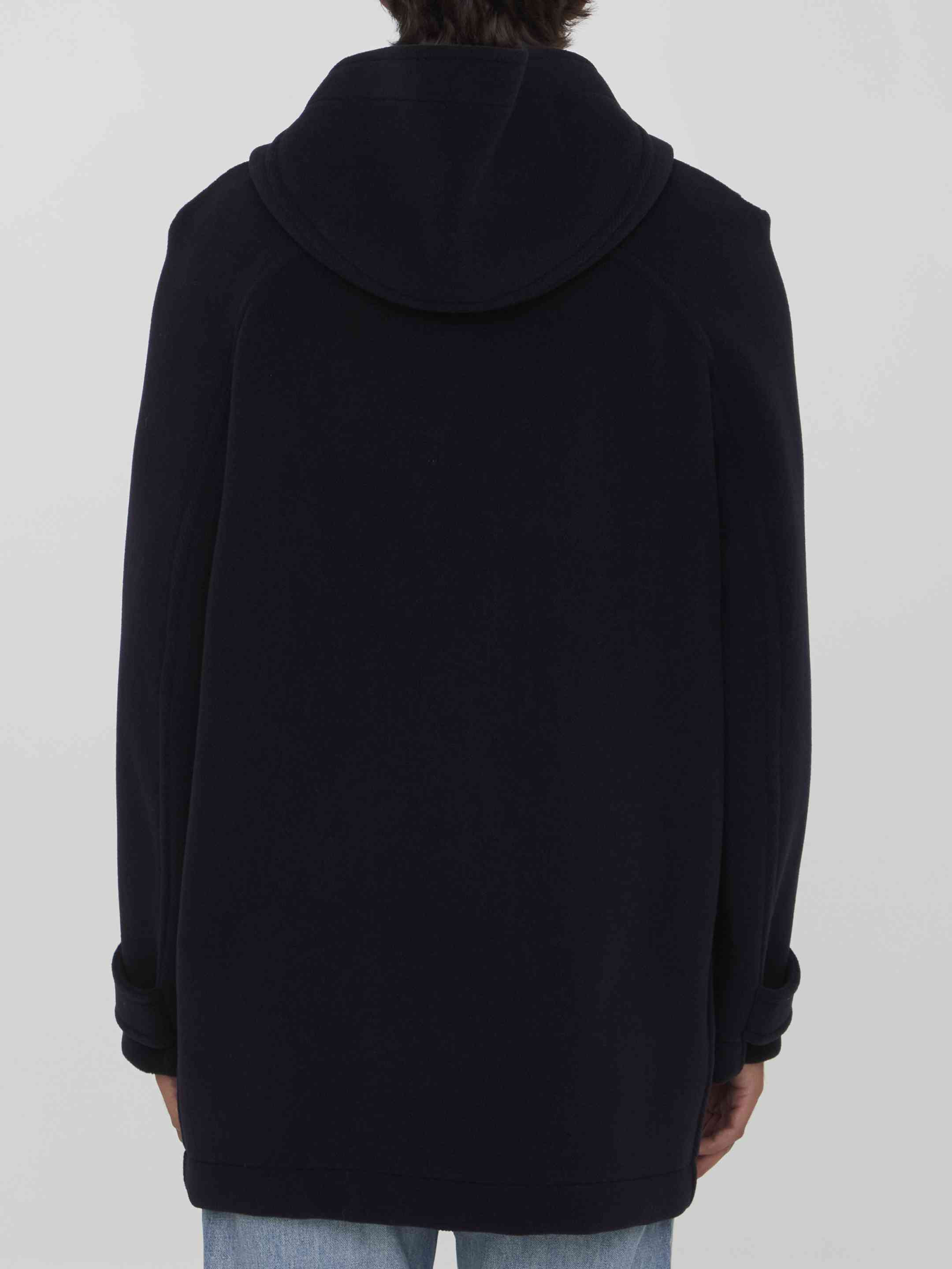 Bottega Veneta Men Duffle Coat In Wool - 4