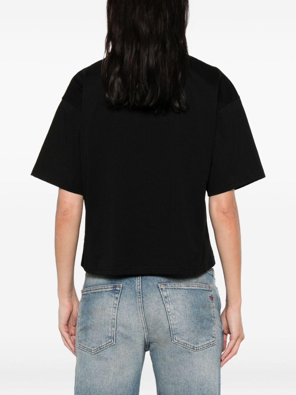 logo crew-neck top - 4