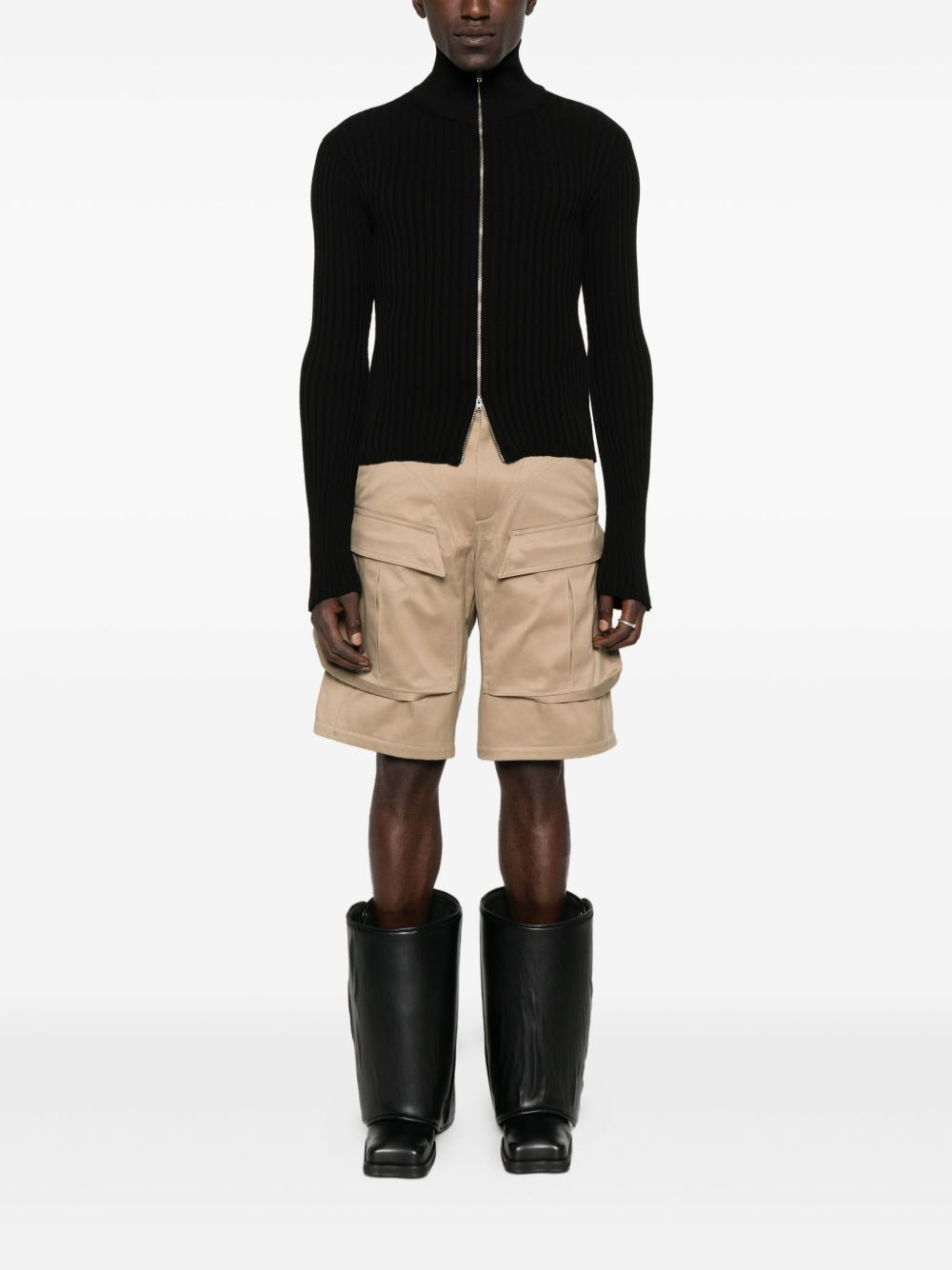 cotton cargo shorts - 2