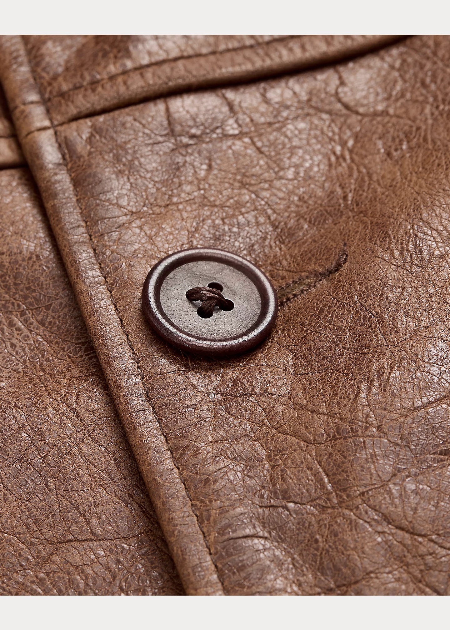 Leather Car Coat - 5