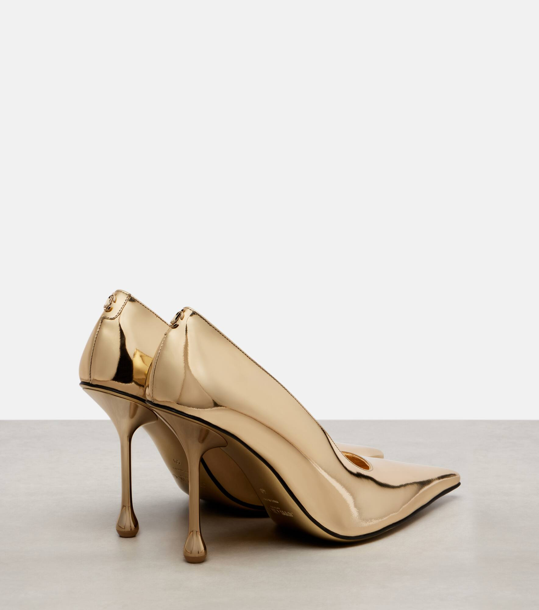 Ixia 95 mirrored leather pumps - 2