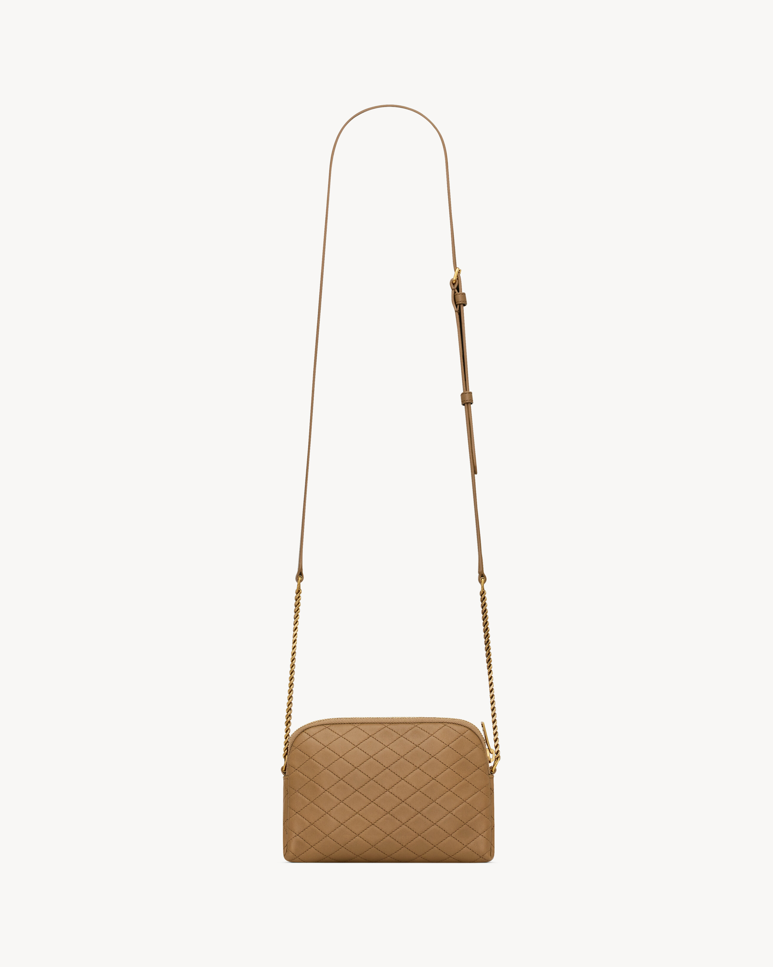 GABY ZIPPED POUCH IN QUILTED LAMBSKIN - 3