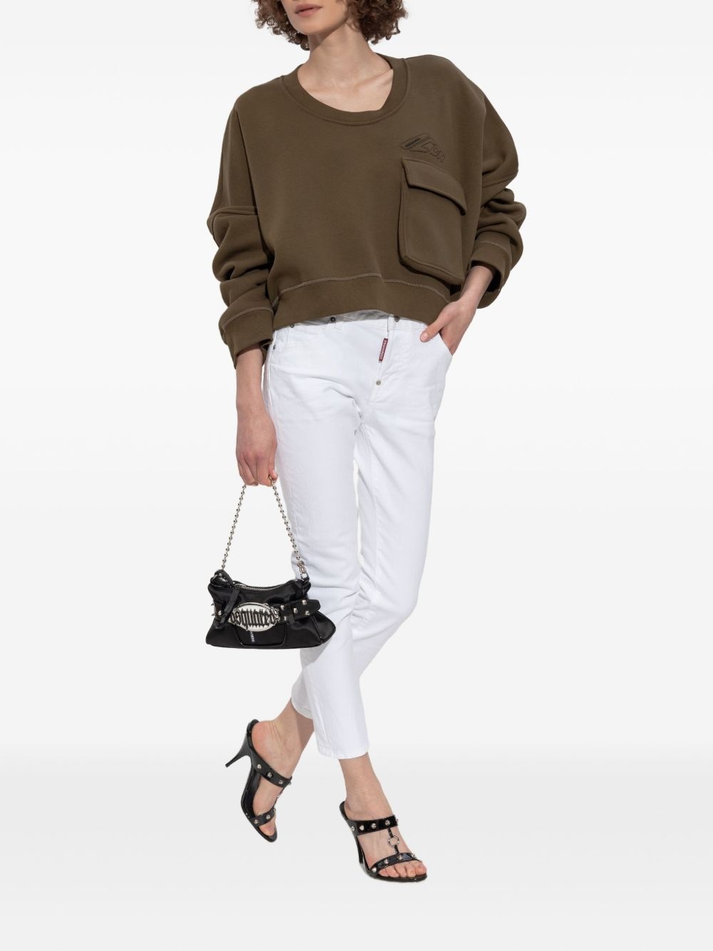 logo-patch jeans - 2