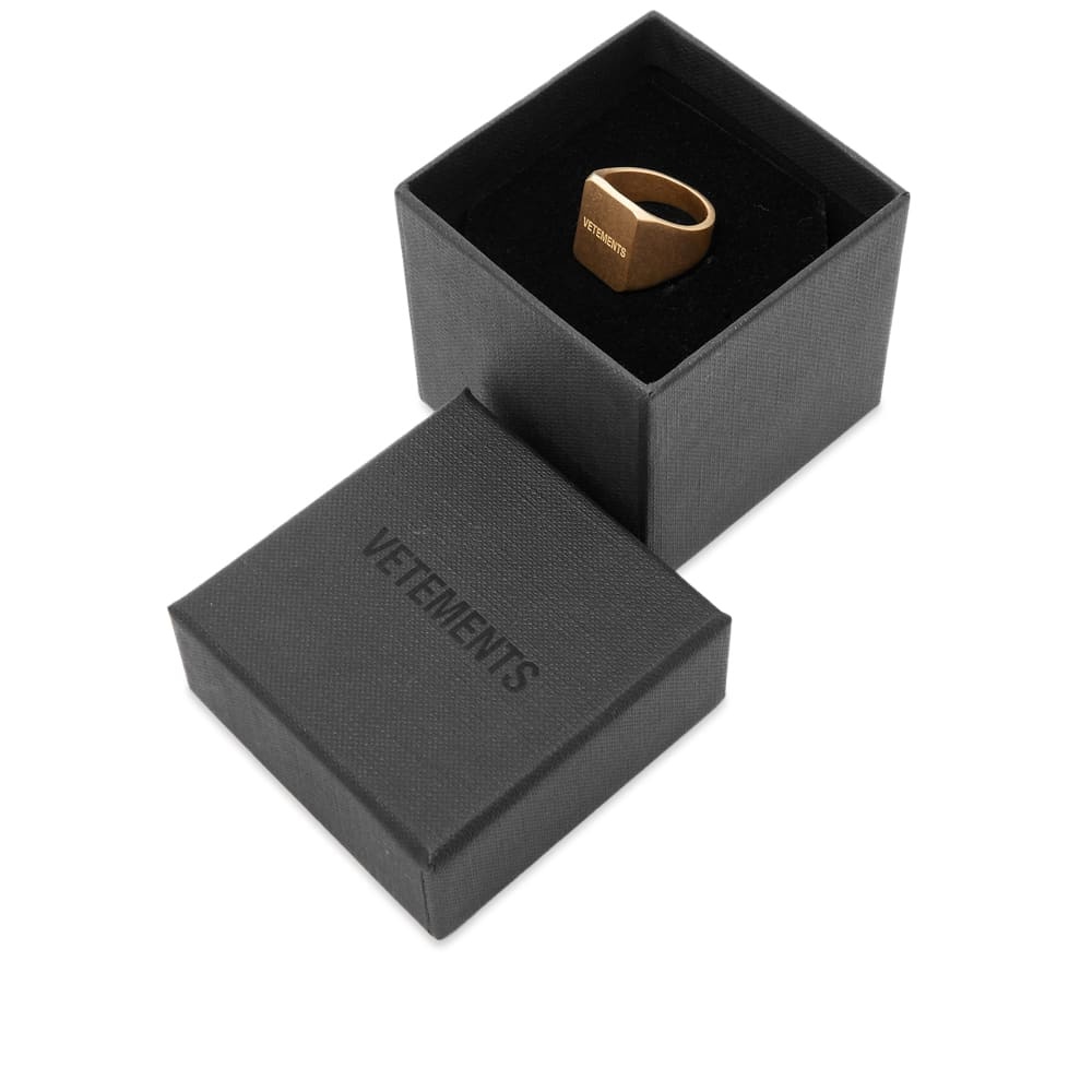 Vetements Classic Logo Ring - 4