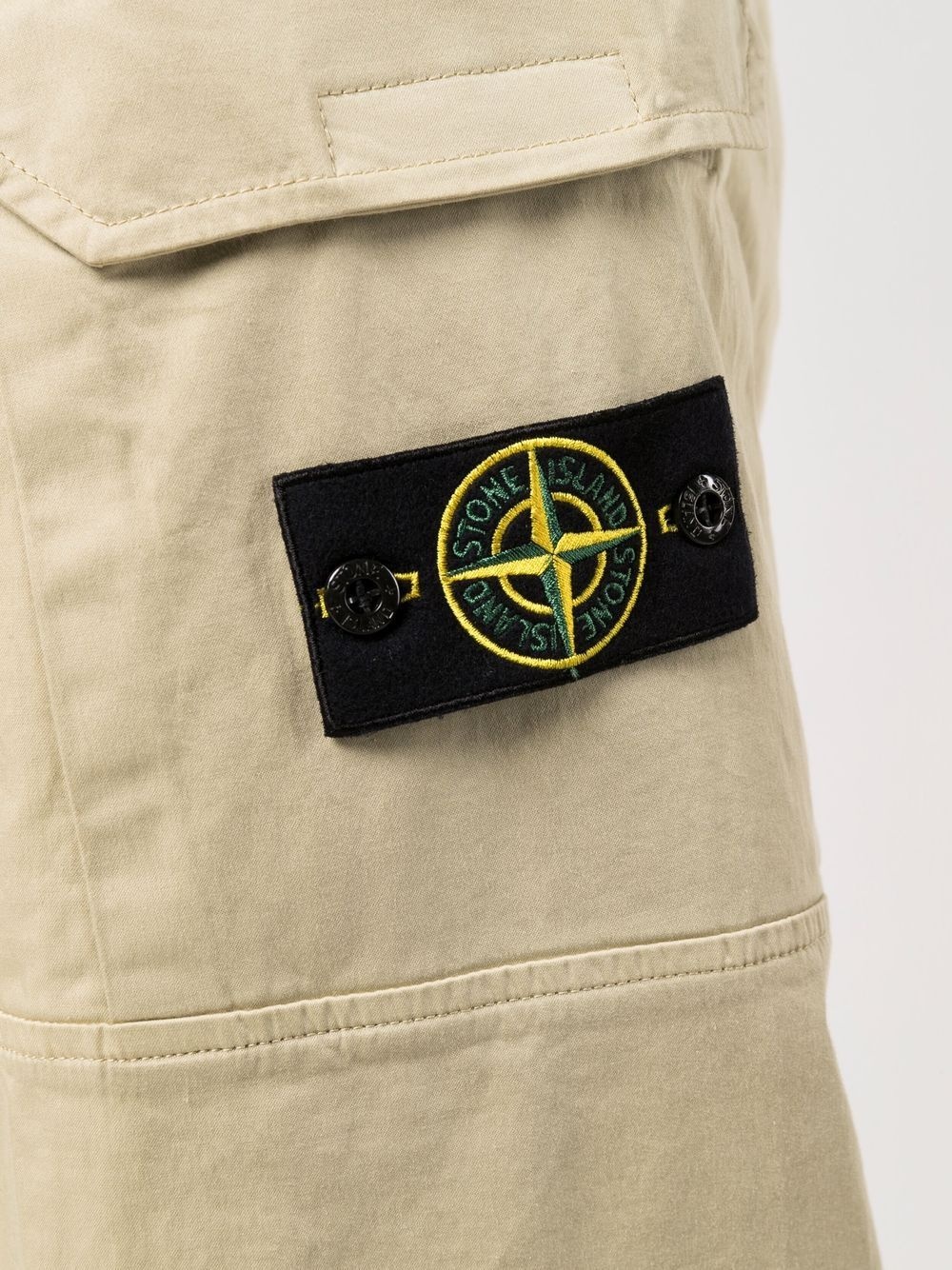 compass badge cargo trousers - 5