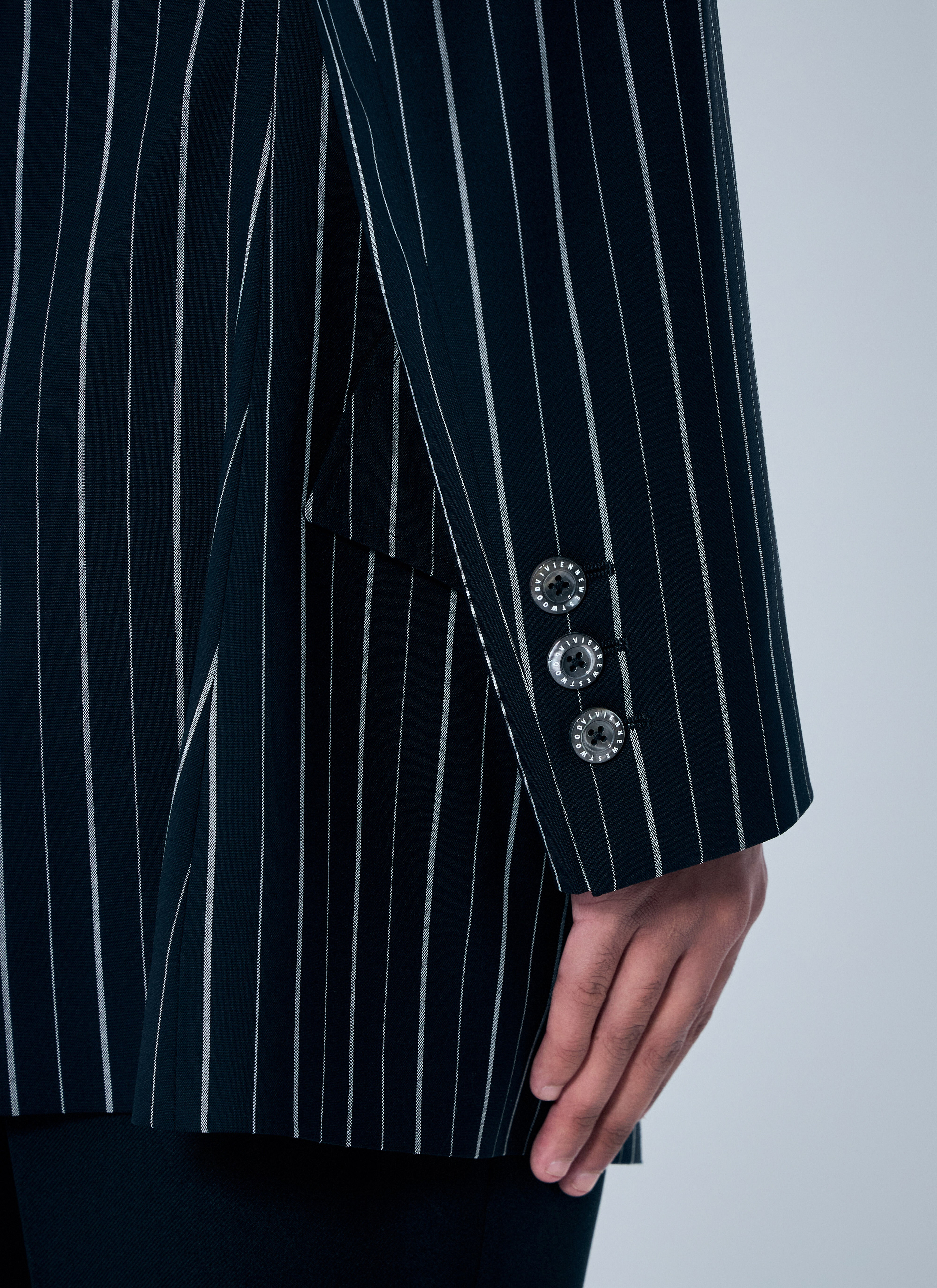 Vivienne Westwood Men Dl Pinstripe Blazer - 6