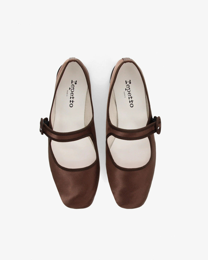 Repetto GEORGIA SQUARE-TOE MARY JANES - SATIN outlook