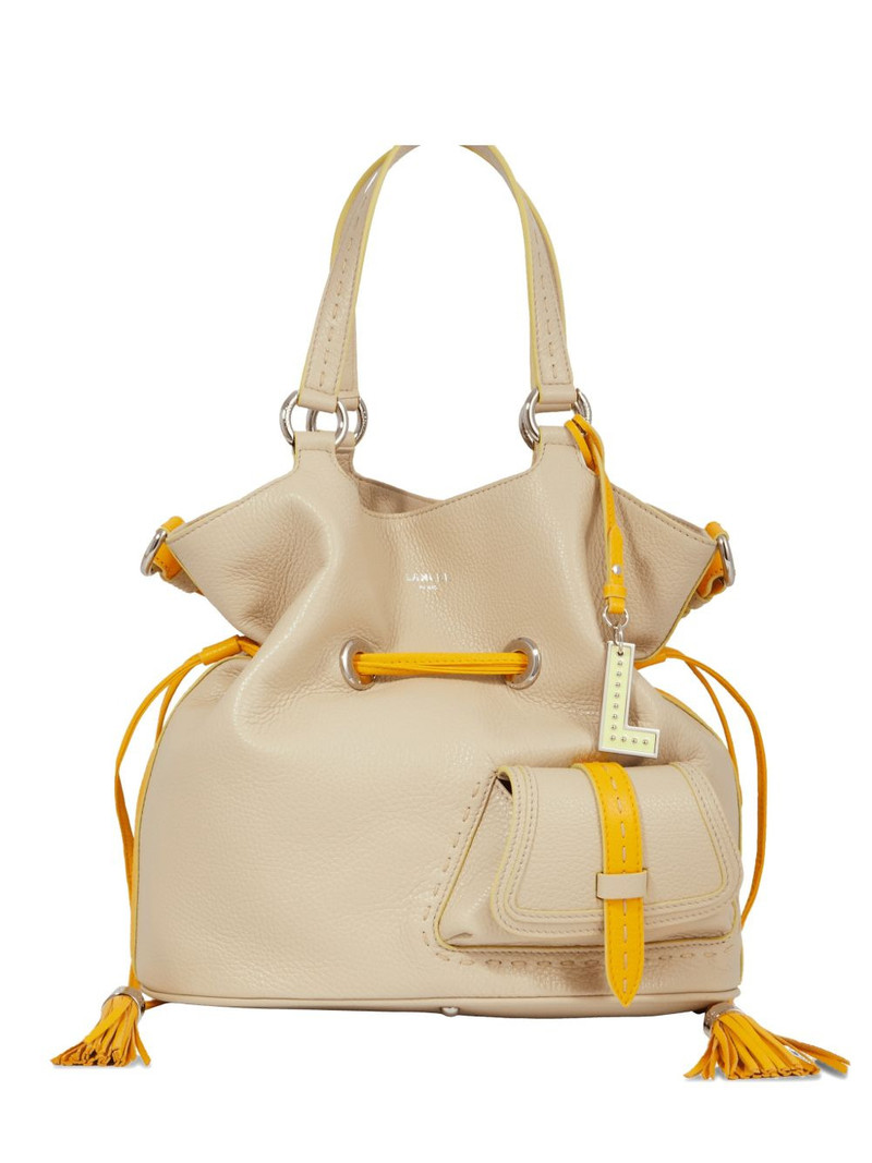 LANCEL drawstring bucket bag outlook