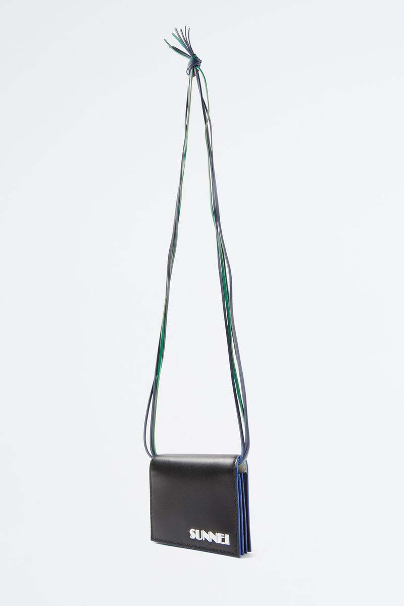 SUNNEI BLACK SPAGHETTI MINI BAG outlook