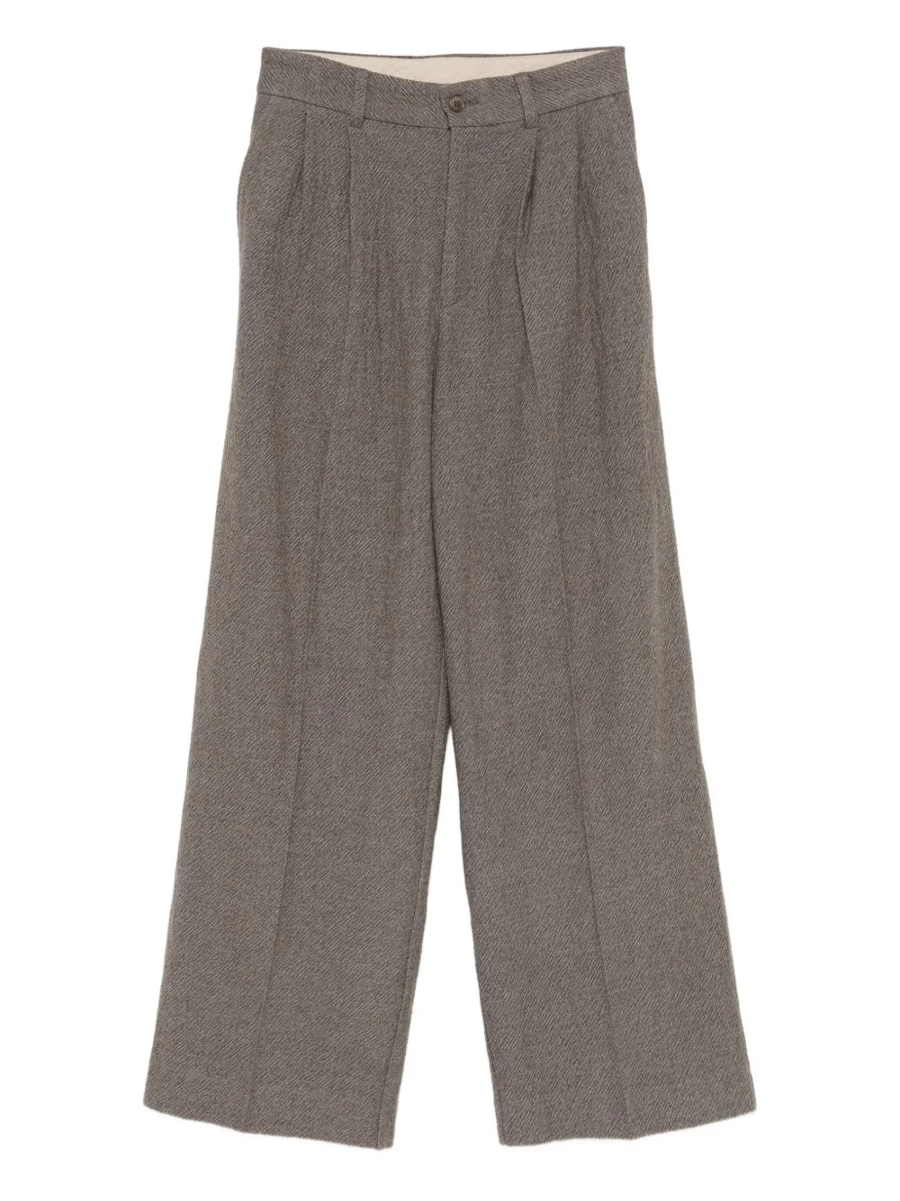 pleat-detailing trousers - 1