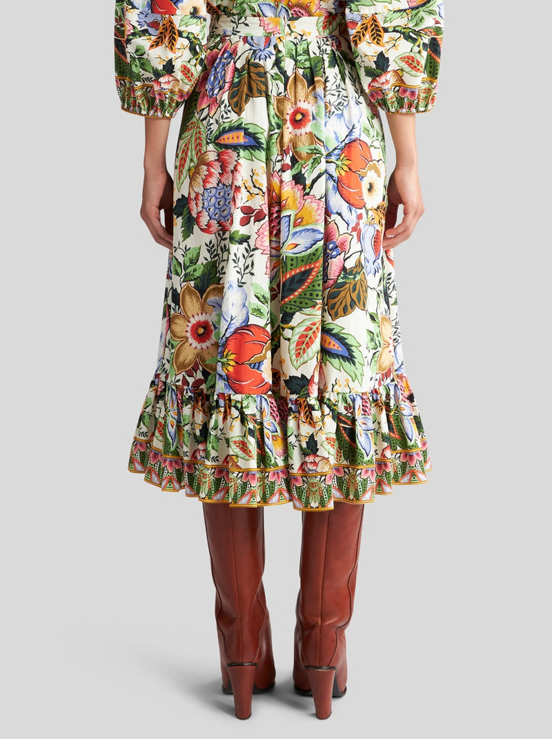 MULTICOLOURED BOUQUET SKIRT 5