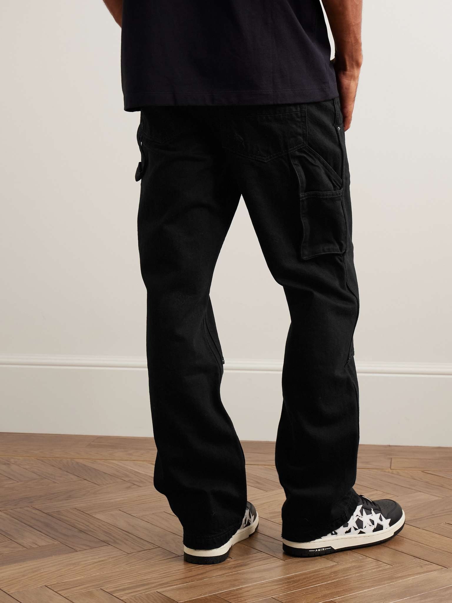Carpenter Straight-Leg Distressed Panelled Jeans - 4