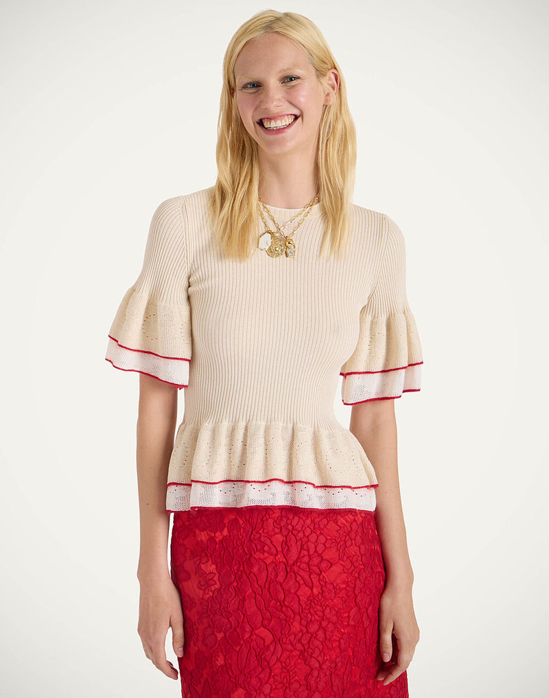 La DoubleJ Peplum Tee outlook