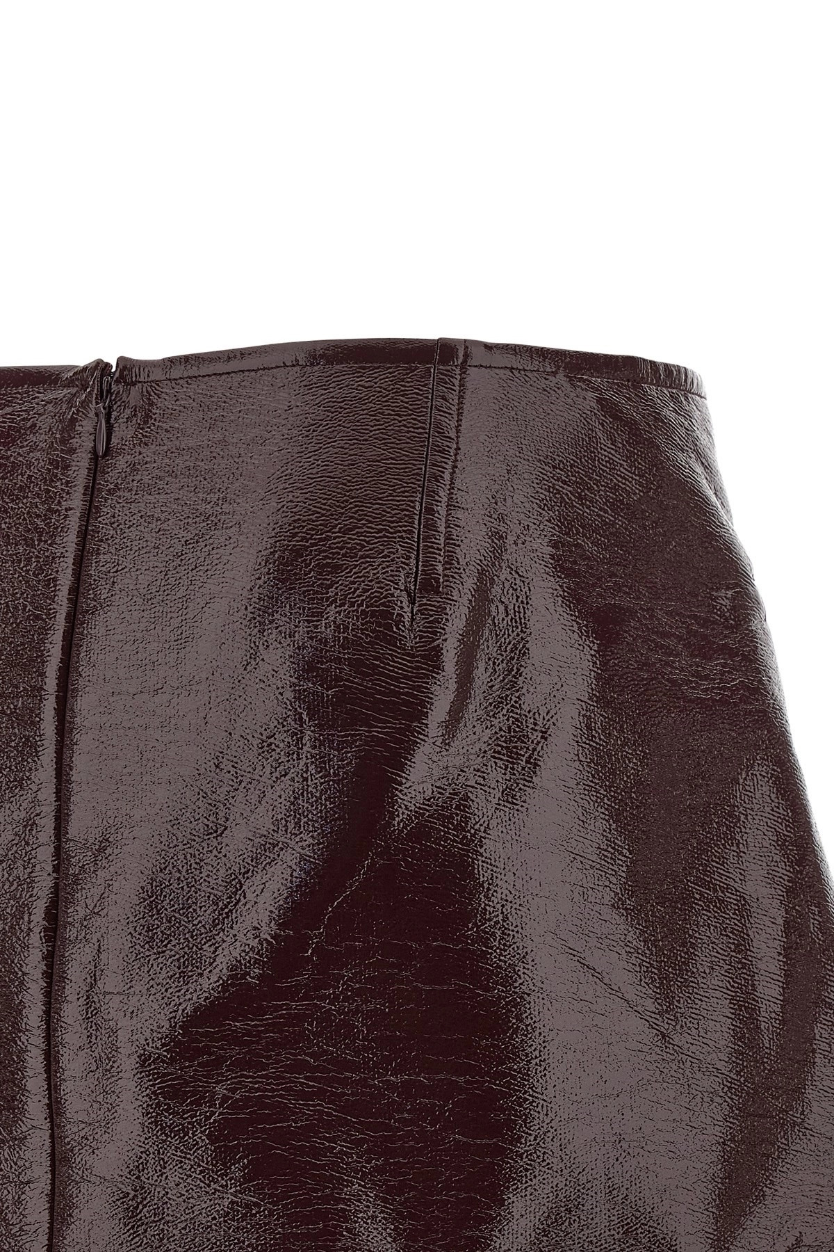 'Fold Vinyl Mini' skirt - 5
