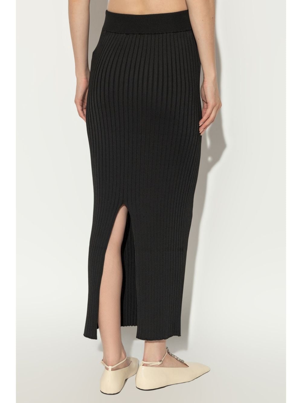 ribbed-knit pencil skirt - 4