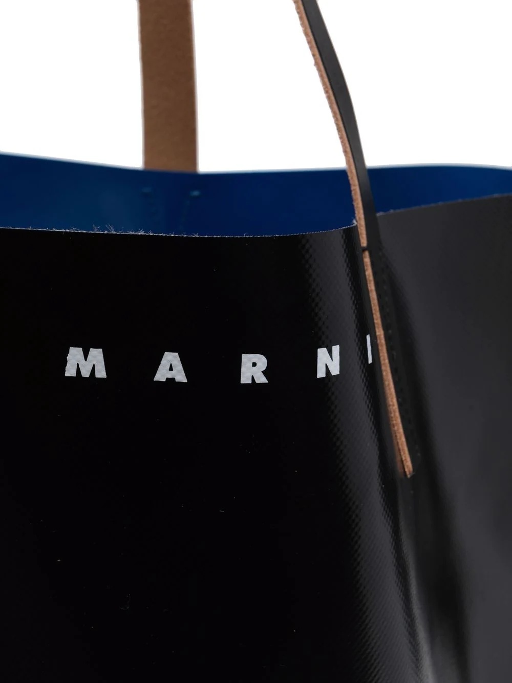 two-tone logo-print tote bag - 4