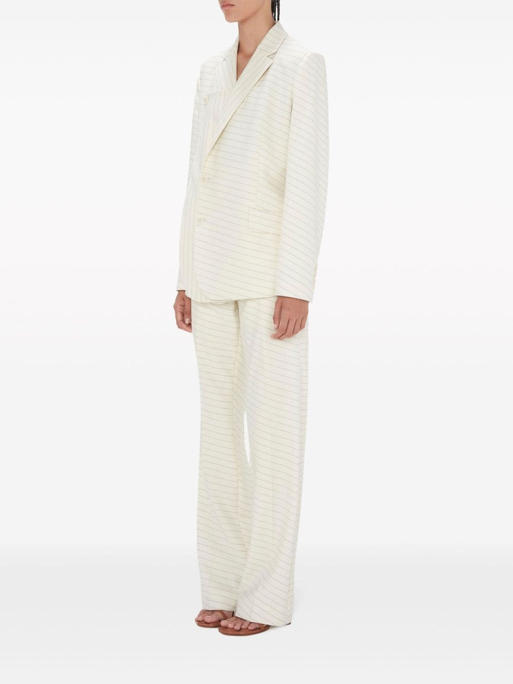 tailored straight-leg trousers - 2