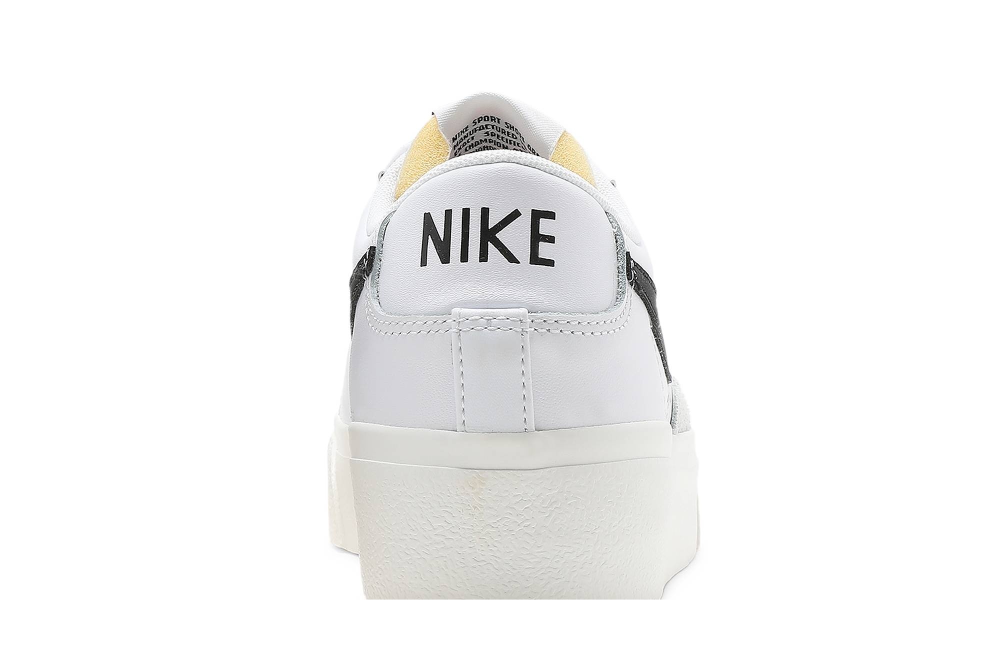Wmns Blazer Low Platform 'White Black' - 7