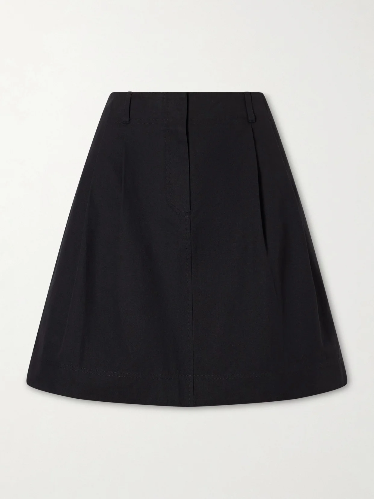 Cotton And Lyocell-blend Mini Skirt - 1