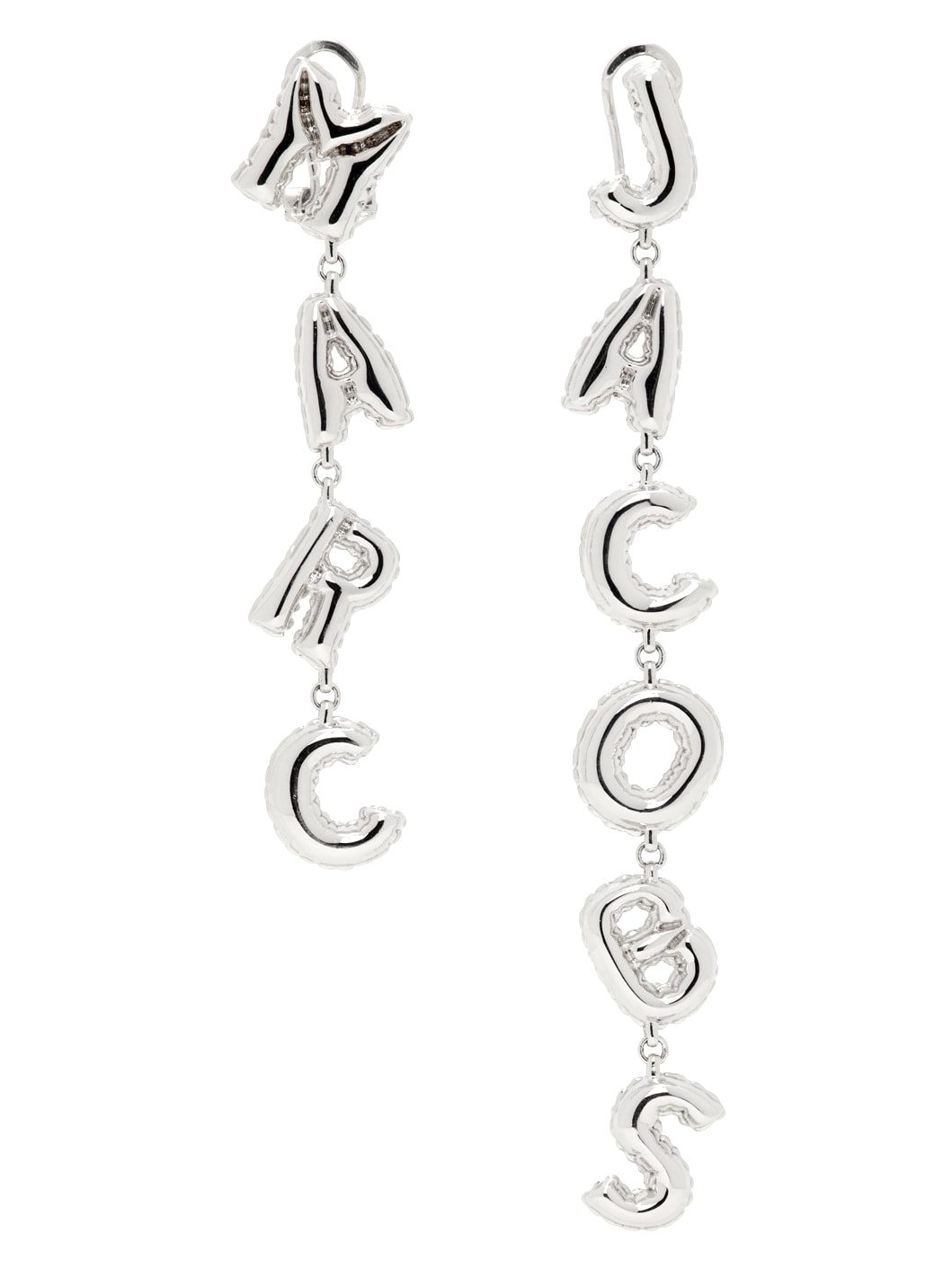 Silver 'The Marc Jacobs Balloon' Earrings - 1