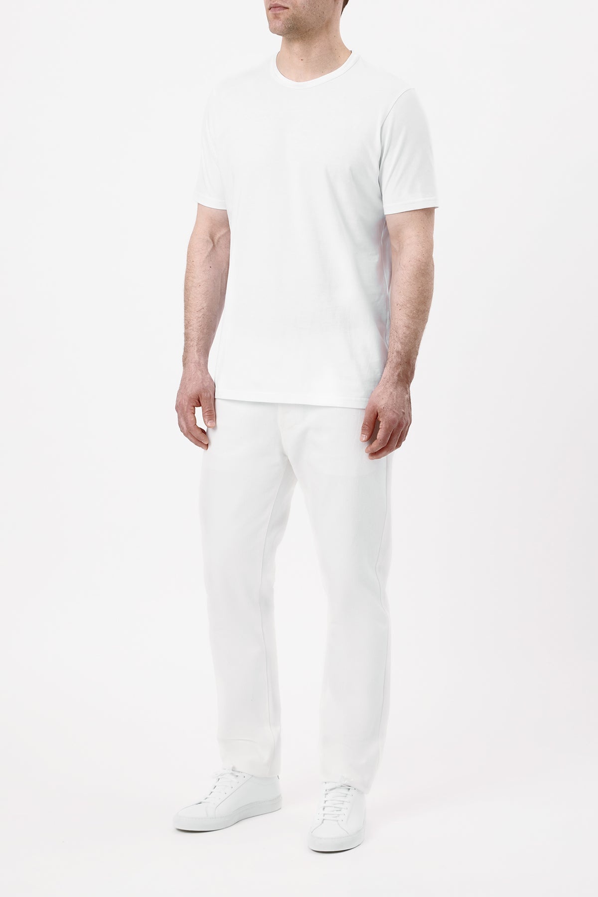 Bandeira T-Shirt in White Upcycled Cotton - 4