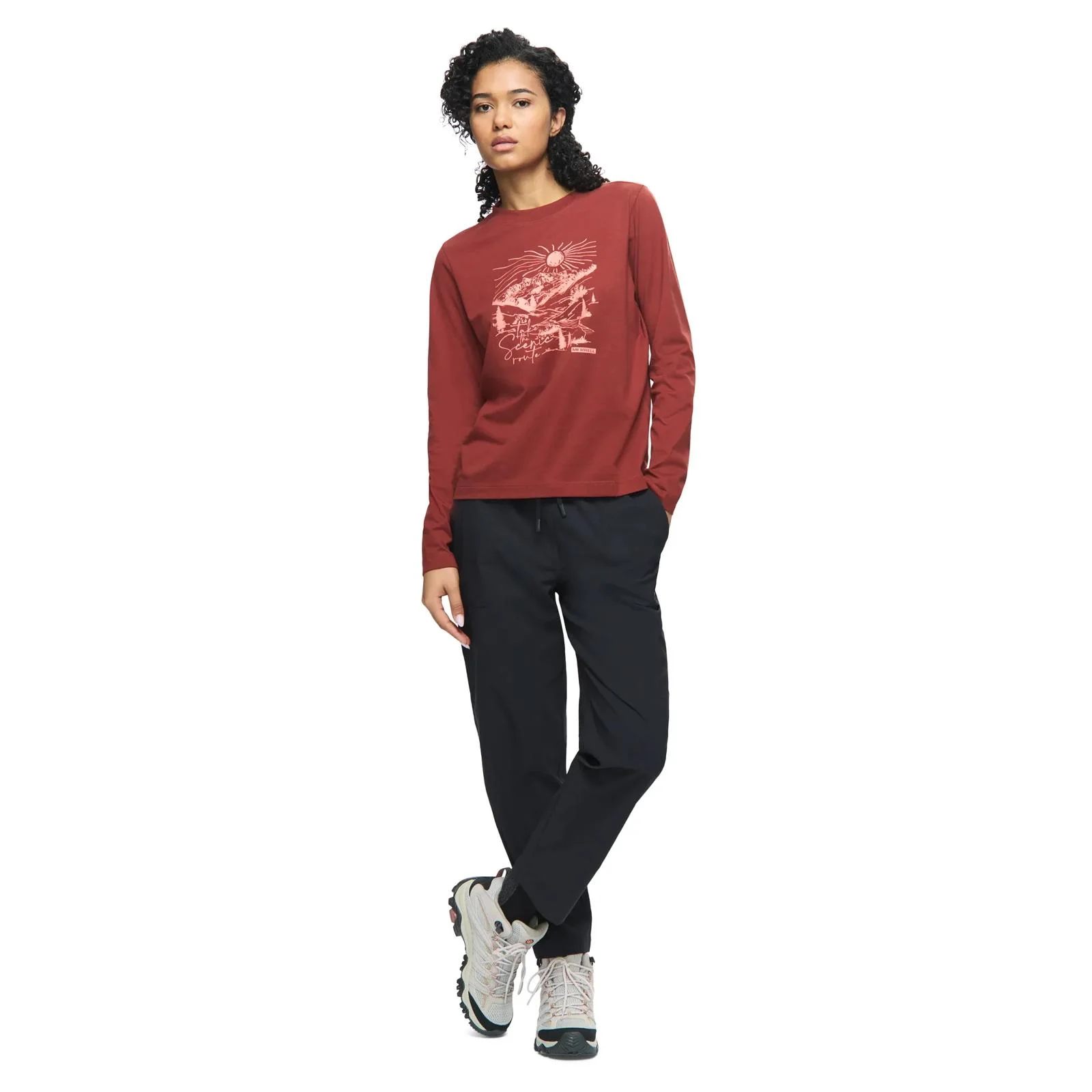 Women's Scenic Route Long Sleeve Tee - 1
