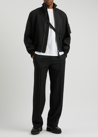Helmut Lang Straight-leg twill trousers outlook