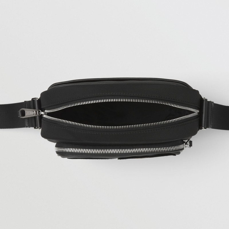 Badge Appliqué Nylon Crossbody Bag 6