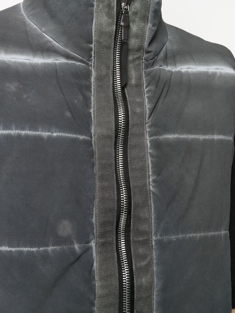 faded padded gilet - 5