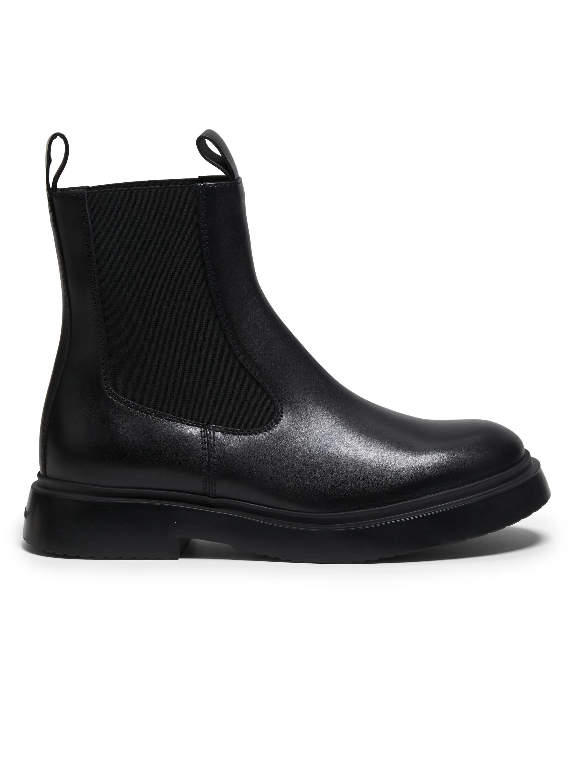 Women's Bank 25MM Leather Chelsea Boots - Black - 1