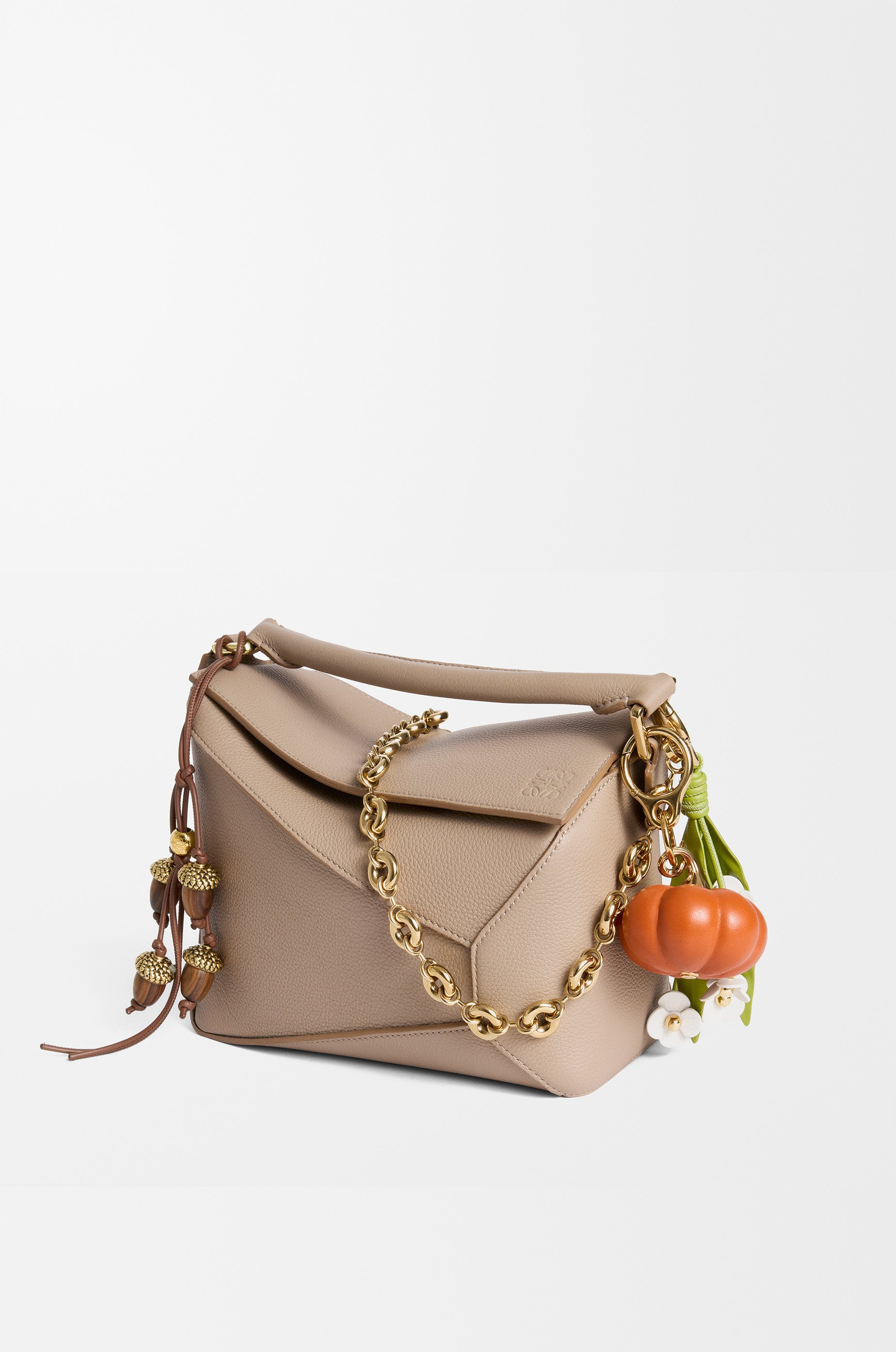 Pumpkin charm in lambskin - 3