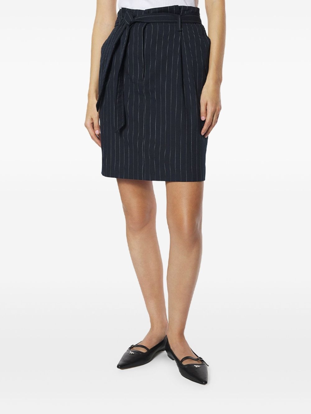 paperbag pleated mini skirt - 4