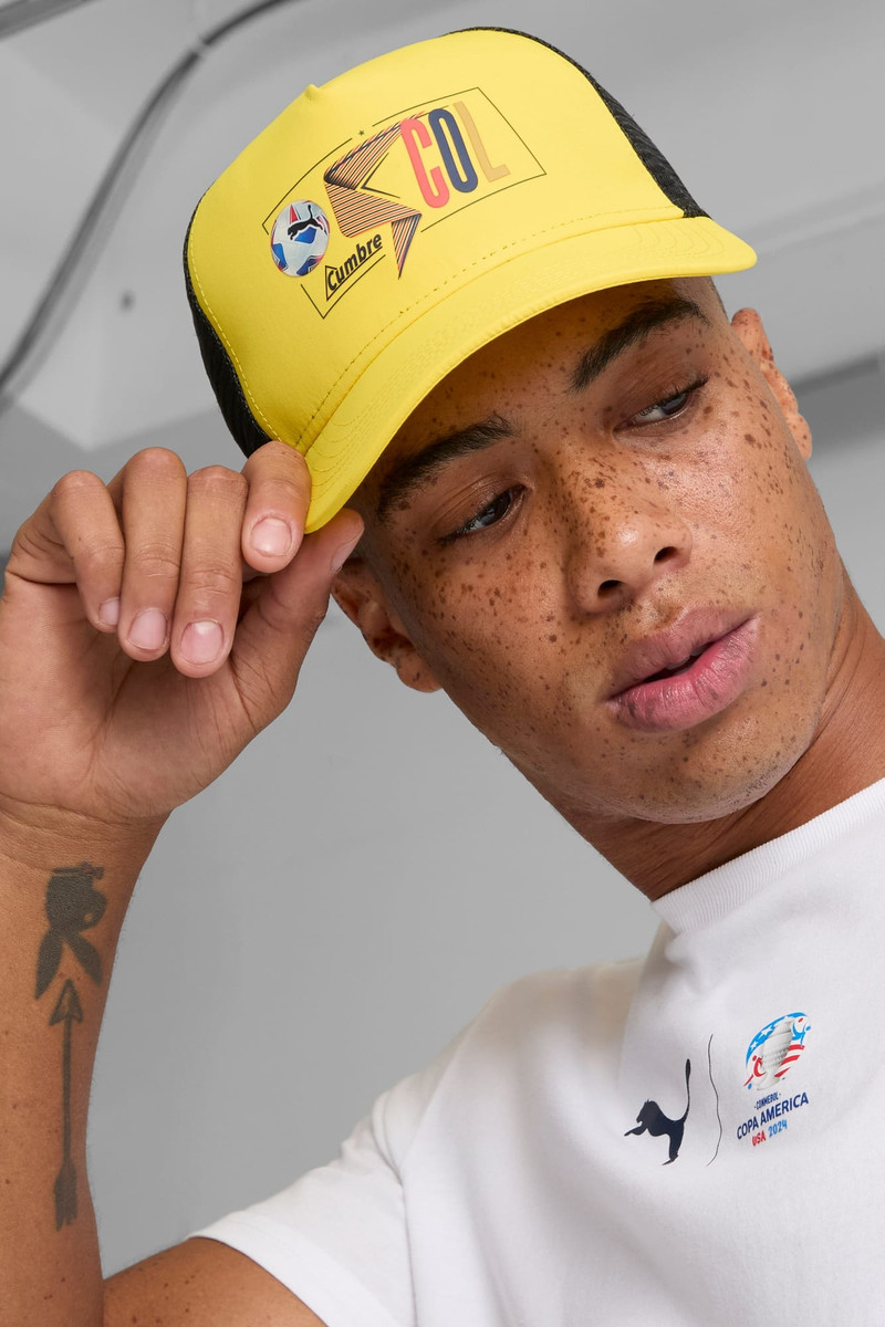 PUMA PUMA CONMEBOL Copa América 2024 Fan Trucker Cap outlook