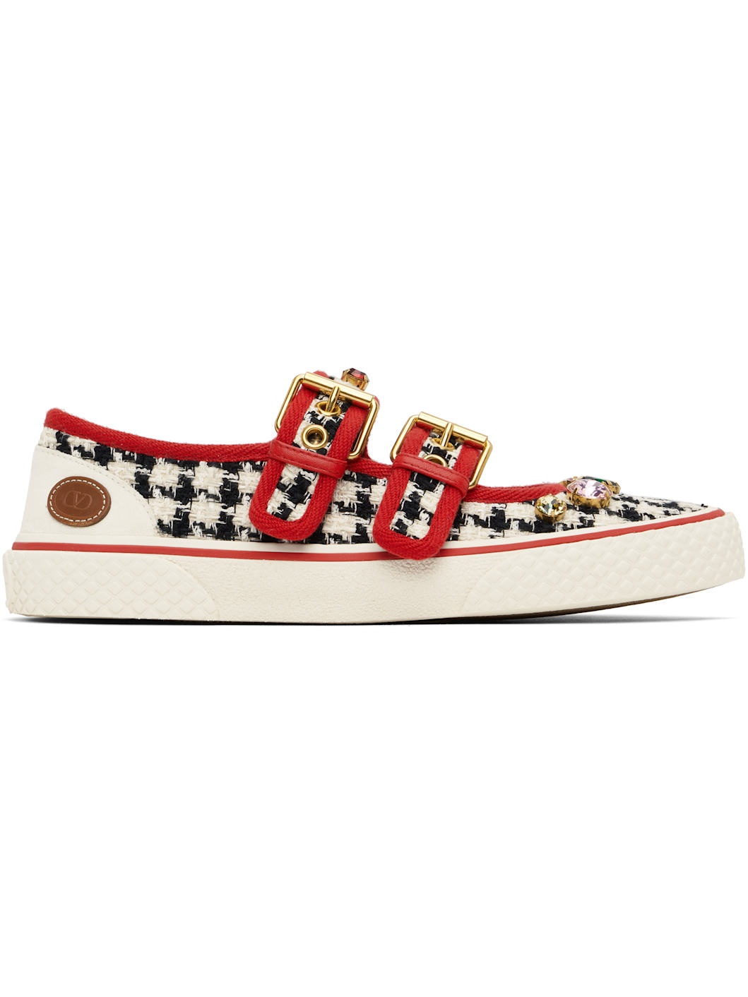 Off-White & Black Dollyboard Sneakers - 1