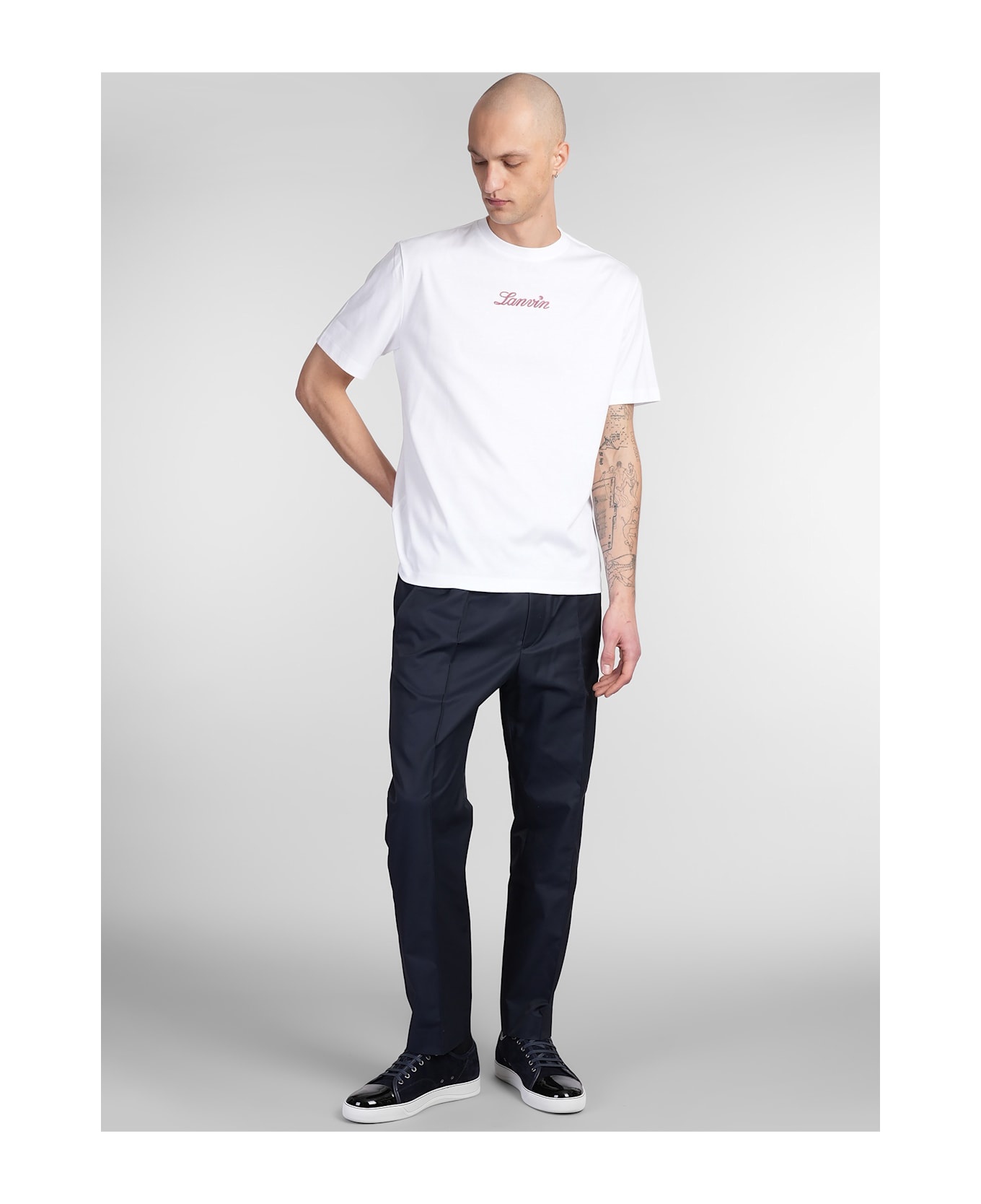 Pants In Blue Cotton - 2