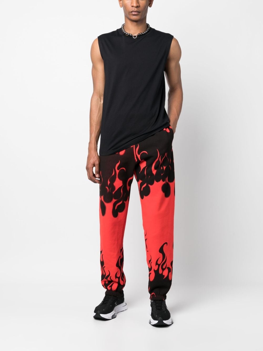 graphic-print track pants - 2