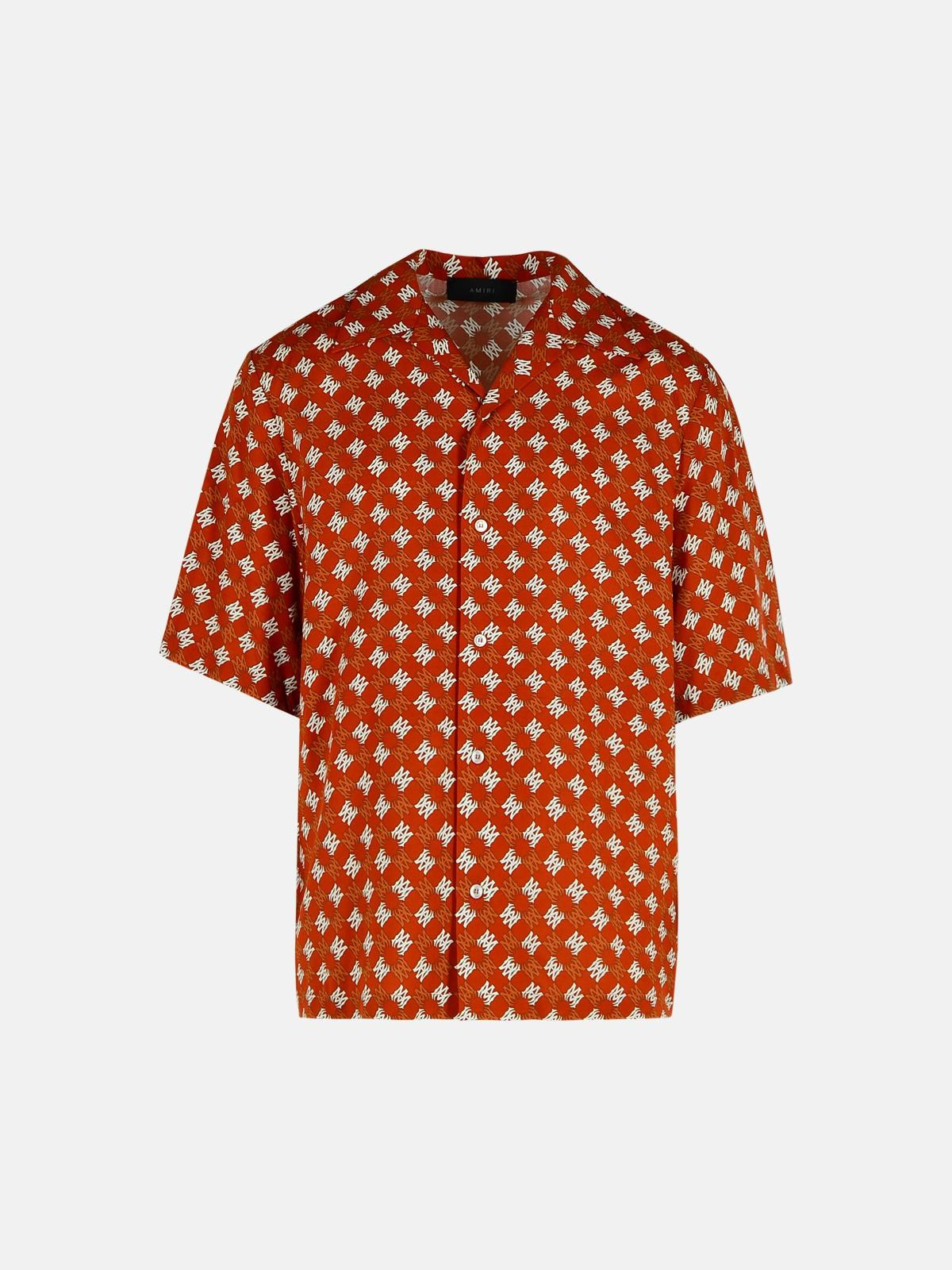 'STARBUS' ORANGE VISCOSE SHIRT - 1