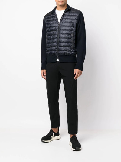 Paul & Shark padded-panel knitted jacket outlook