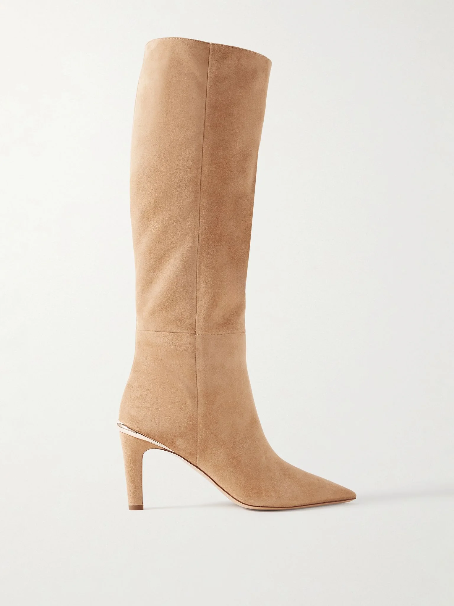 Aura suede knee boots Sand - 1