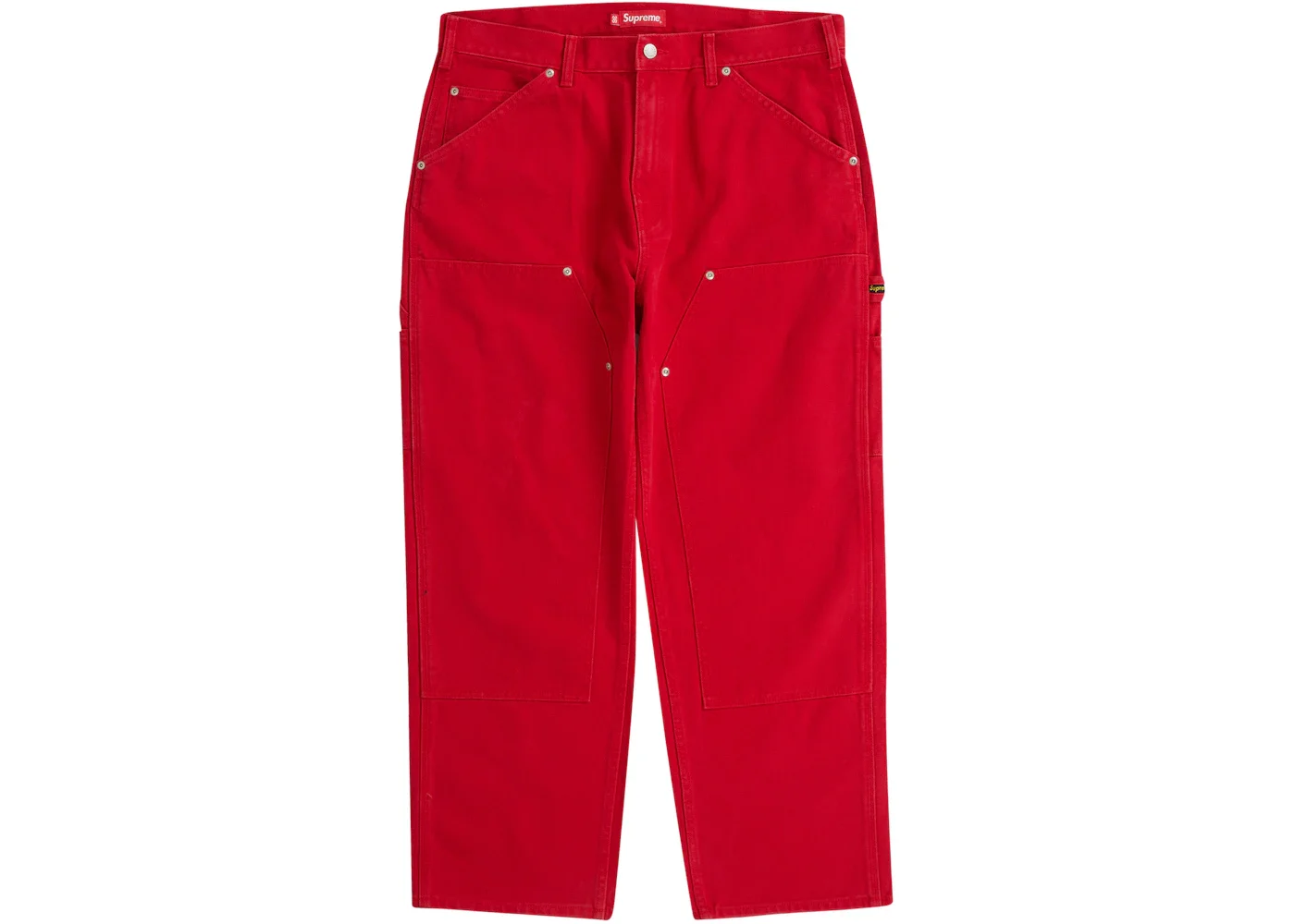 Supreme Double Knee Painter Pant (SS23) Red - 1
