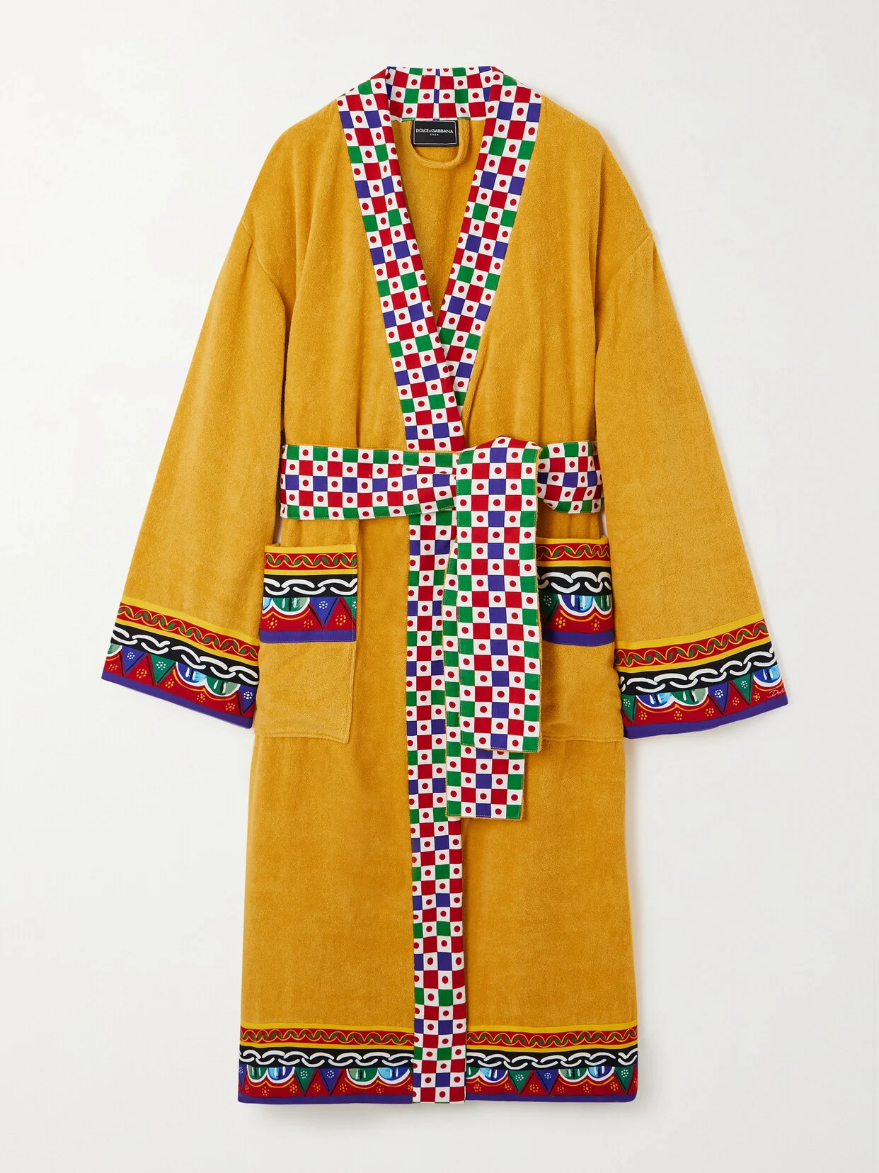 Printed Cotton-terry Robe - 1