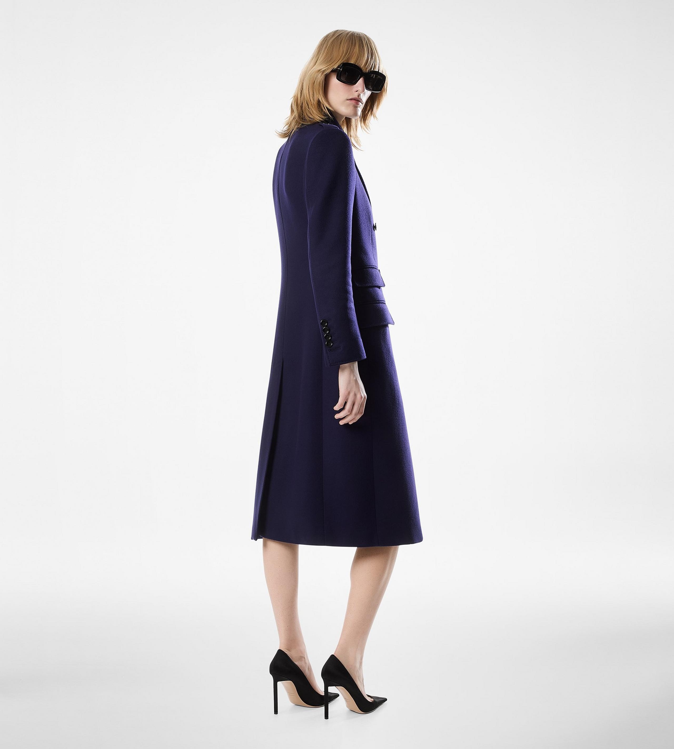 DOUBLE BREASTED CASHMERE COAT - 4