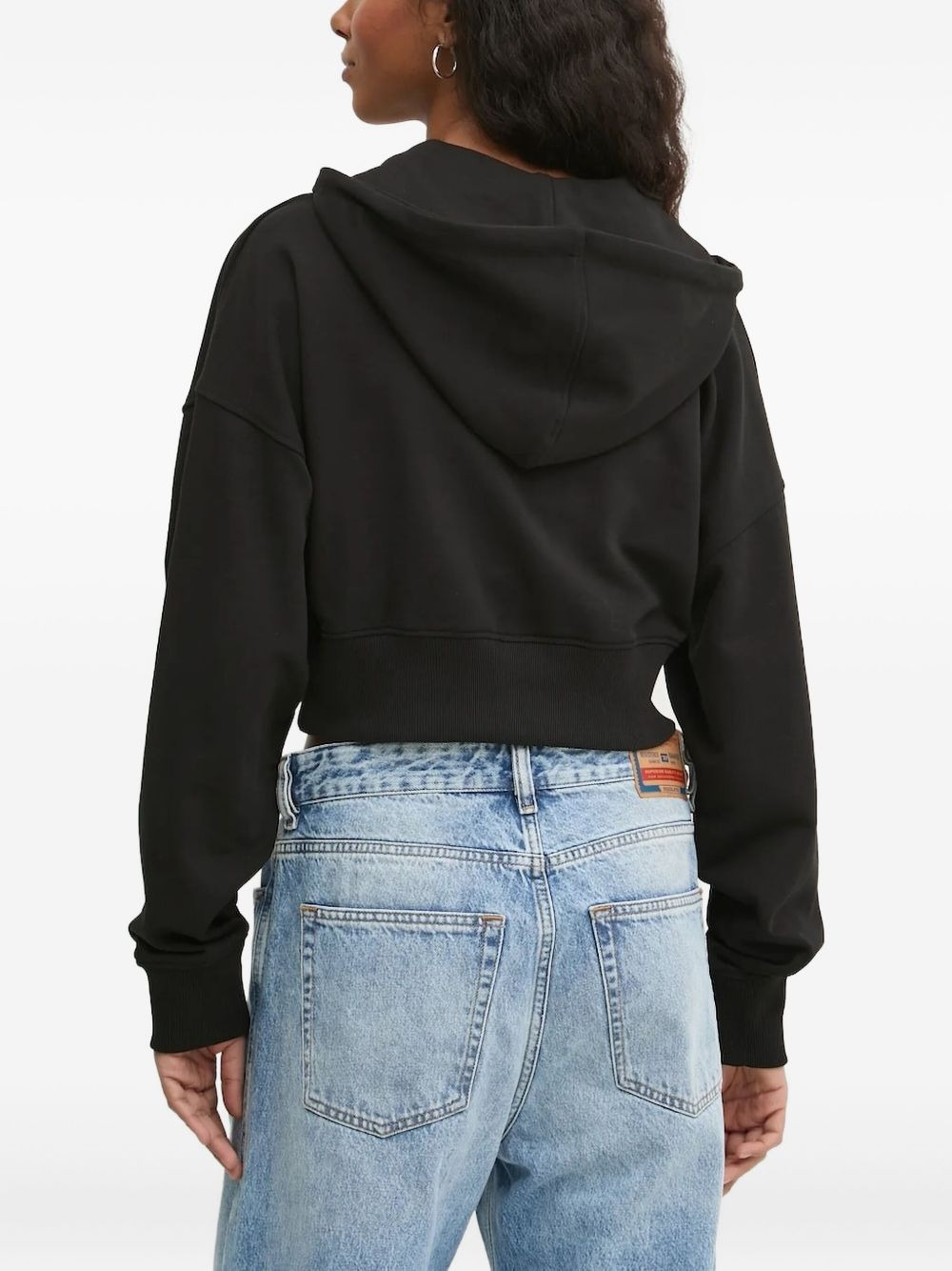graphic-print zip-up top - 2