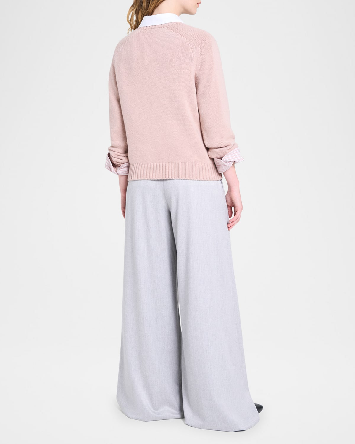 New Jill Crewneck Cashmere Pullover - 3