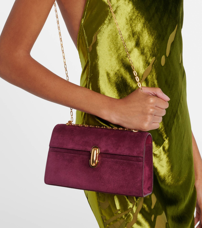 Symmetry suede crossbody bag 6