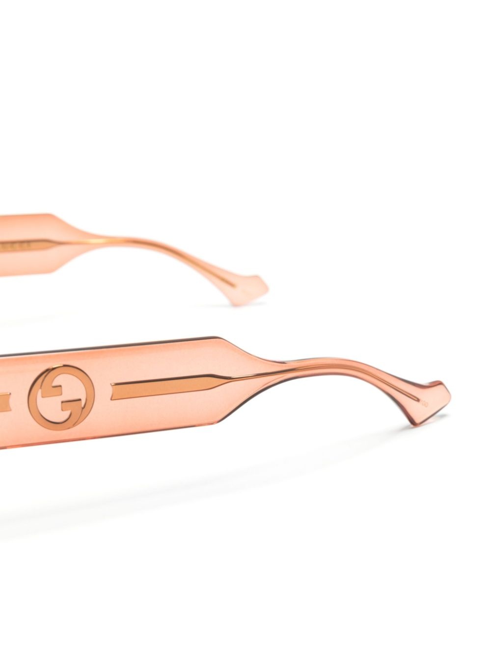 Interlocking G-logo oval-frame sunglasses - 3