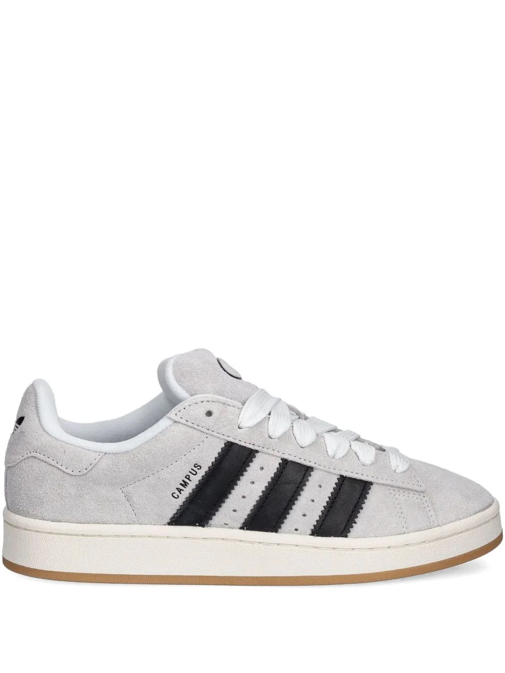three-stripes suede sneakers - 1