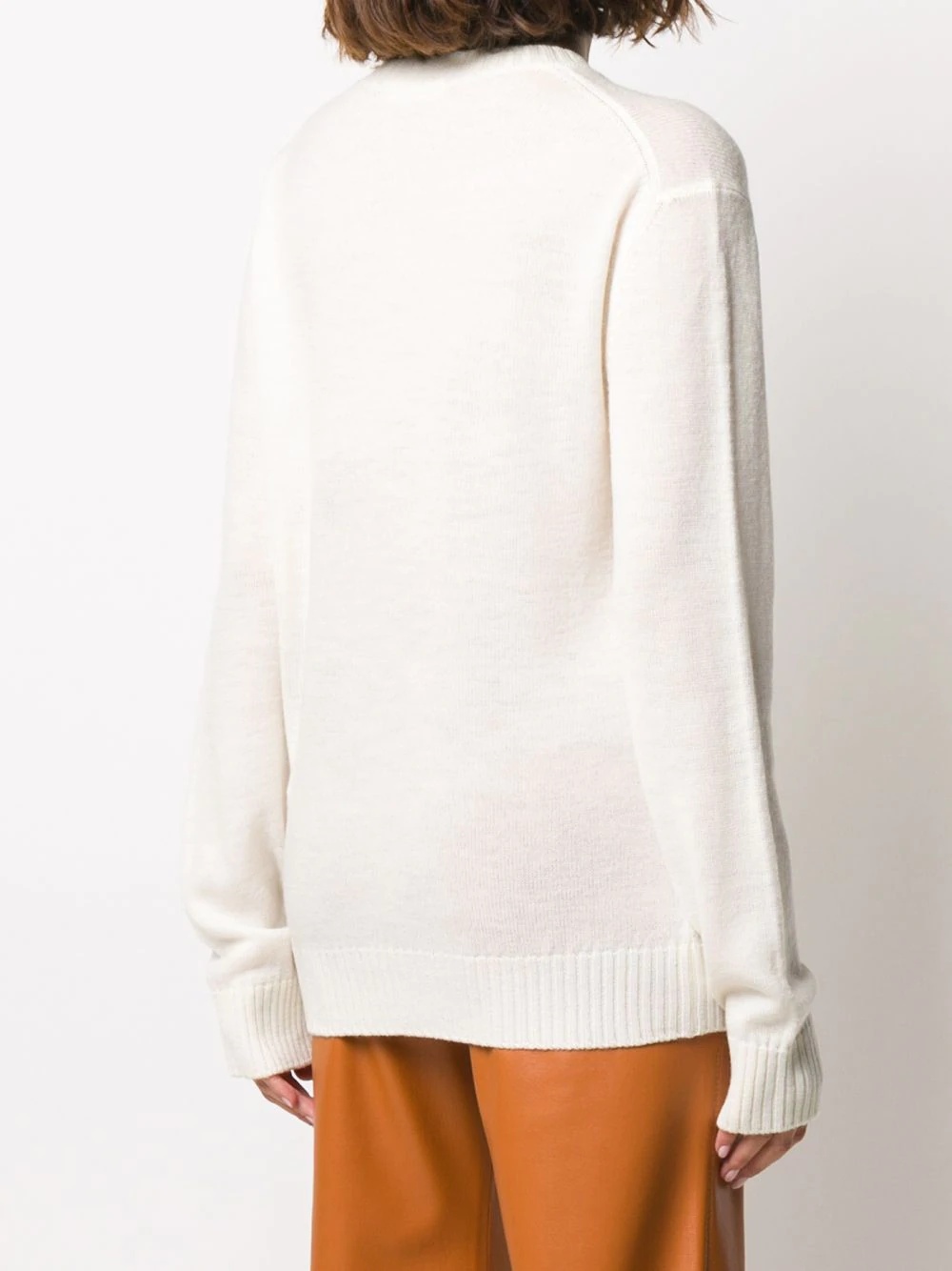 long-sleeve wool jumper - 4