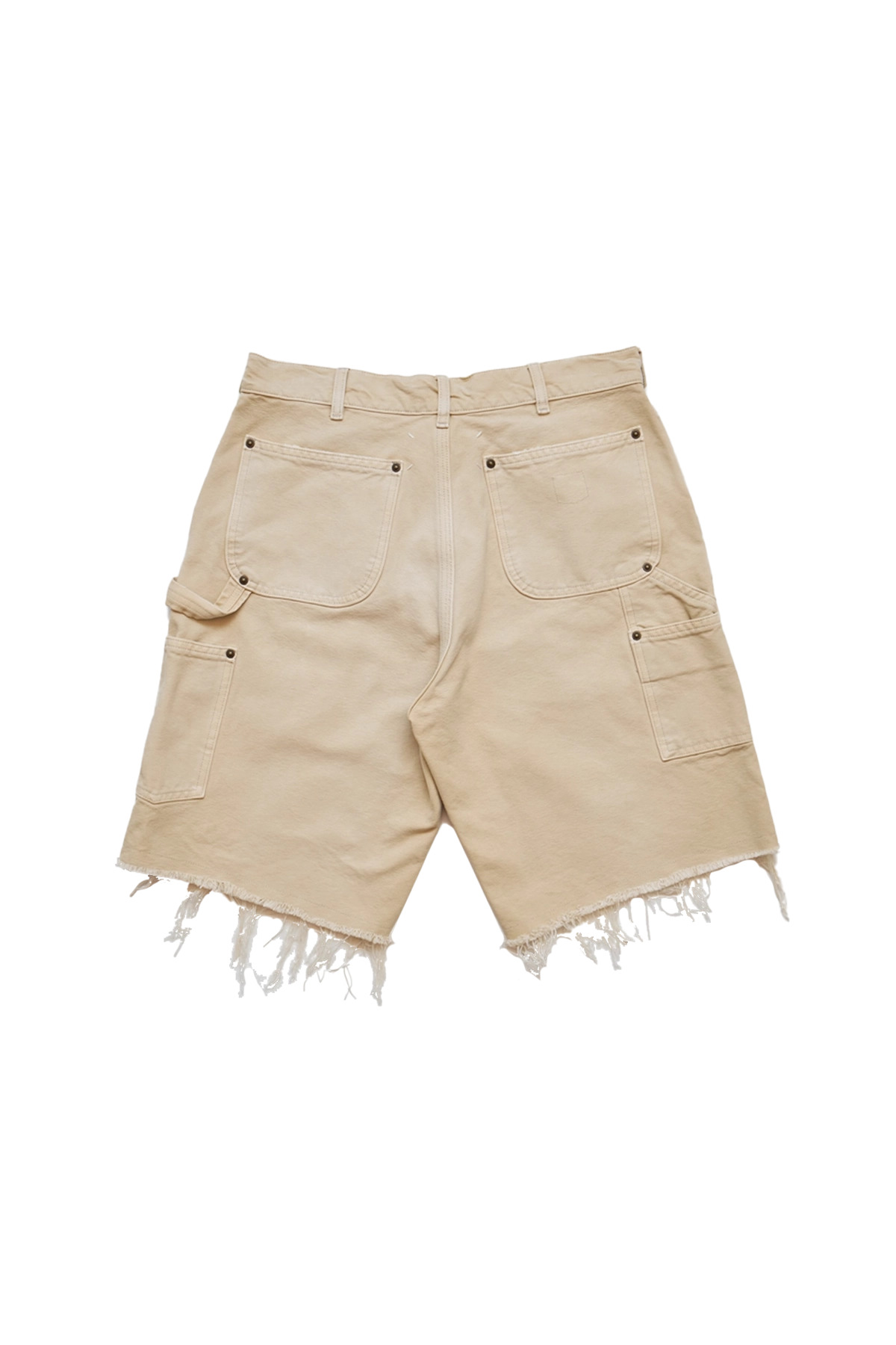 Maison Margiela Canvas Stud Shorts White - 2