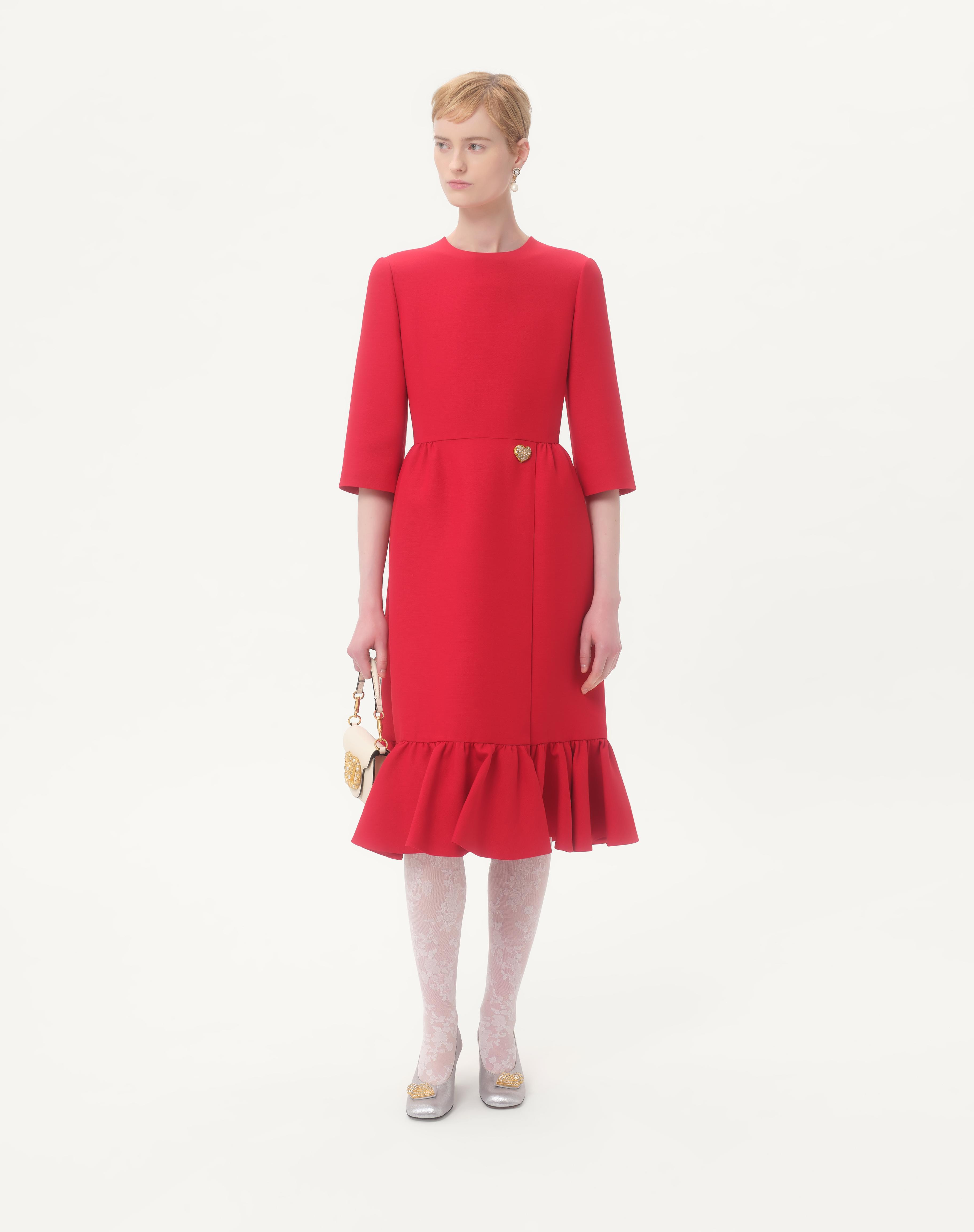 CREPE COUTURE MIDI DRESS - 2